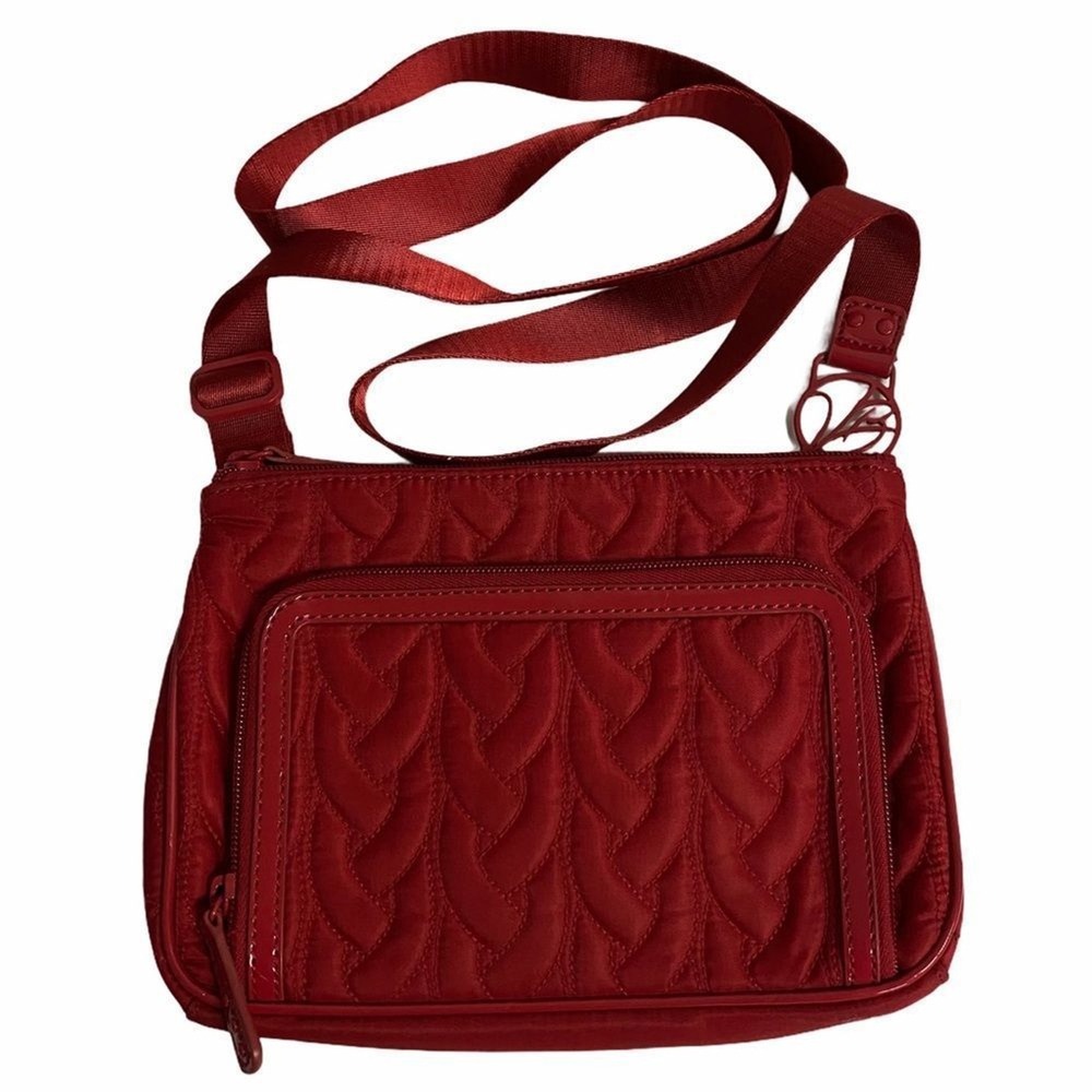 VERA‎ BRADLEY RED Quilted Crossbody Shoulder Body Bag